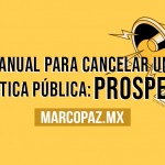 Manual para cancelar una política pública: Prospera